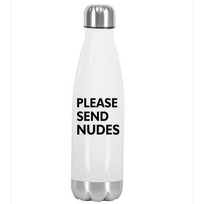 Please Send Nudes Stainless Steel Insulated Water Bottle