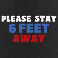 Please Stay 6 Feet Away From Me 11oz C Handle Ceramic Mug