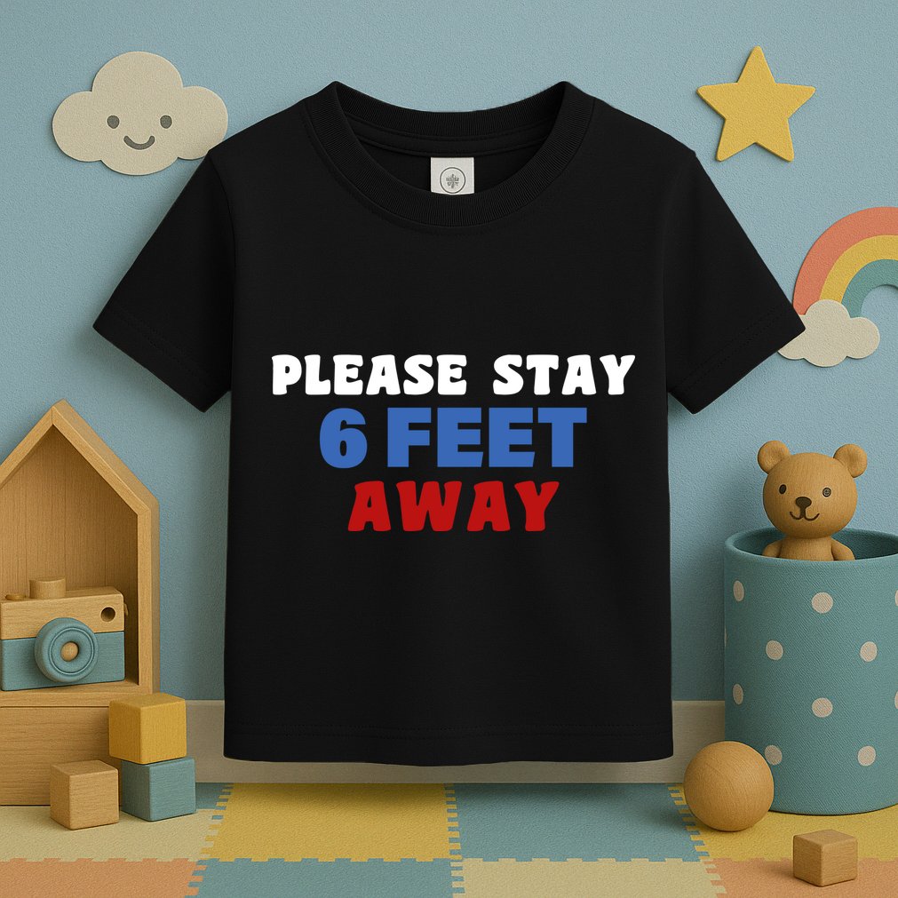 Please Stay 6 Feet Away From Me Toddler T-Shirt
