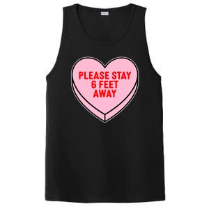 Please Stay 6 Feet Away Quarantine Anti-Valentine  PosiCharge Competitor Tank