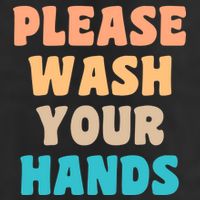 Please Wash Your Hands Adult Drive Performance Visor