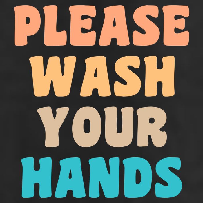 Please Wash Your Hands Adult Drive Performance Visor
