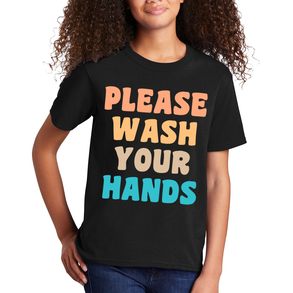 Please Wash Your Hands Kids T-Shirt