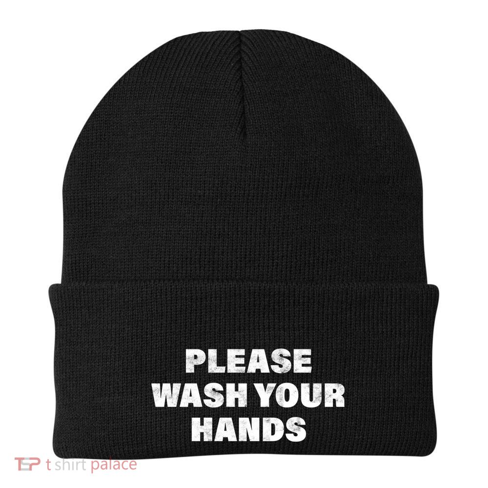Please Wash Your Hands Coronavirus Beanie