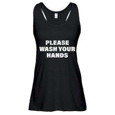 Please Wash Your Hands Coronavirus Ladies Essential Flowy Tank