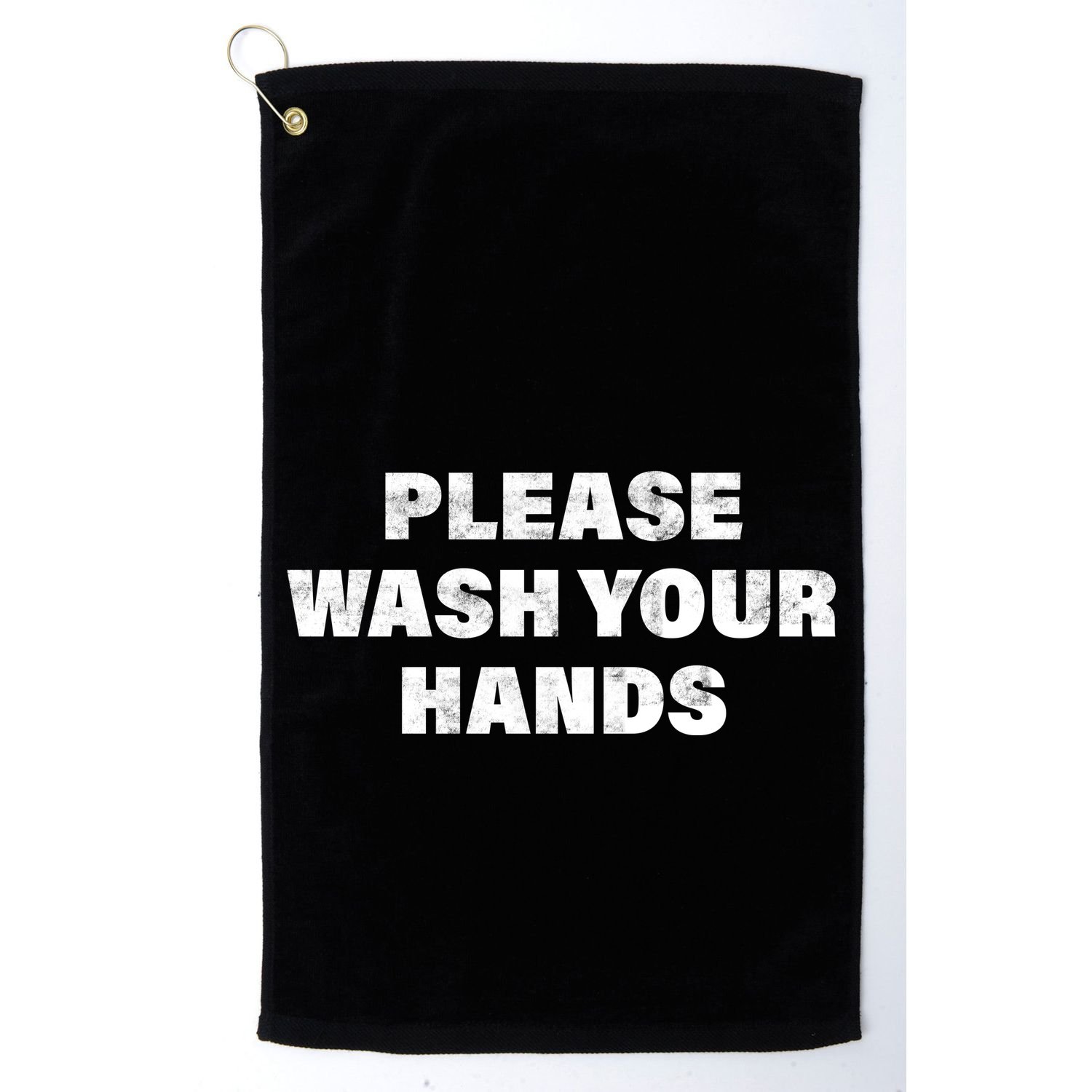 Please Wash Your Hands Coronavirus Golf Towel