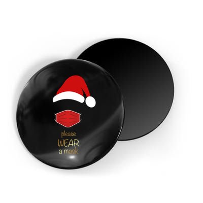 Please Wear A Mask Santa Reminder Magnet