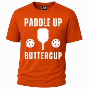 Pickleball Lover Funny Paddle Up Buttercup Gift Cooling Performance Crew T-Shirt