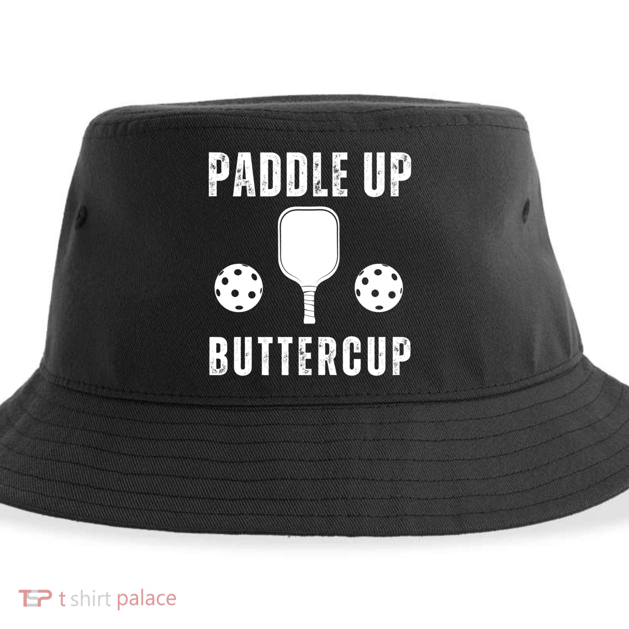 Pickleball Lover Funny Paddle Up Buttercup Gift Sustainable Bucket Hat