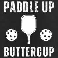 Pickleball Lover Funny Paddle Up Buttercup Gift 12oz Stainless Steel Coffee Mug