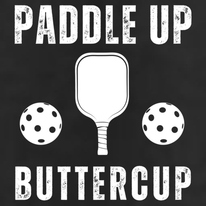 Pickleball Lover Funny Paddle Up Buttercup Gift 12oz Stainless Steel Coffee Mug