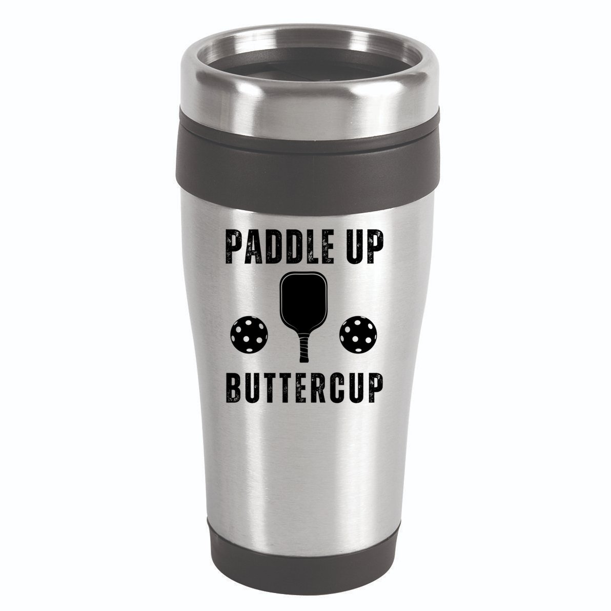 Pickleball Lover Funny Paddle Up Buttercup Gift 16oz Travel Tumbler