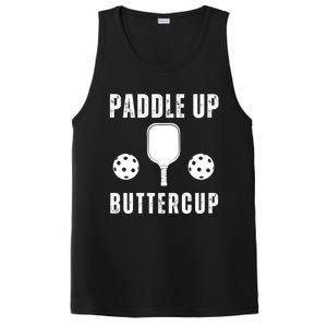 Pickleball Lover Funny Paddle Up Buttercup Gift PosiCharge Competitor Tank