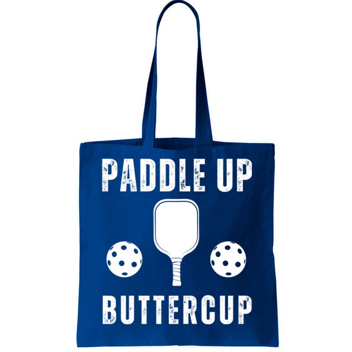 Pickleball Lover Funny Paddle Up Buttercup Gift Tote Bag