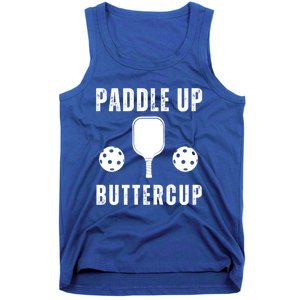 Pickleball Lover Funny Paddle Up Buttercup Gift Tank Top