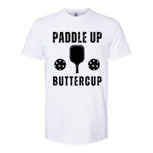 Pickleball Lover Funny Paddle Up Buttercup Gift Softstyle CVC T-Shirt