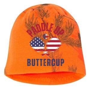 Pickleball Lover Funny Paddle Up Buttercup Gift Kati - Camo Knit Beanie