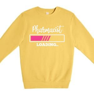 Pharmacist Loading Funny Pharmacy Student Graduation Gift Premium Crewneck Sweatshirt