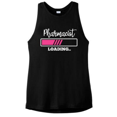 Pharmacist Loading Funny Pharmacy Student Graduation Gift Ladies PosiCharge Tri-Blend Wicking Tank