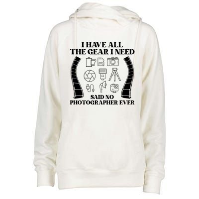 Photography Lover Funny Photo Camera Photographer Gift Womens Funnel Neck Pullover Hood