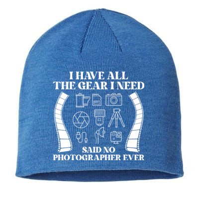 Photography Lover Funny Photo Camera Photographer Gift Sustainable Beanie