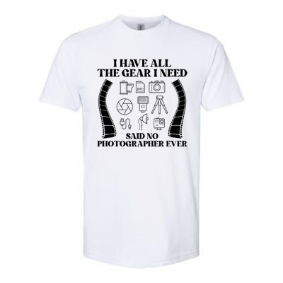 Photography Lover Funny Photo Camera Photographer Gift Softstyle CVC T-Shirt