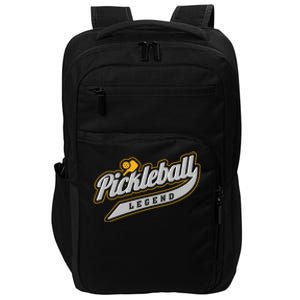 Pickleball Legend Funny Saying Dinking Hobby Sports Cute Gift Impact Tech Backpack