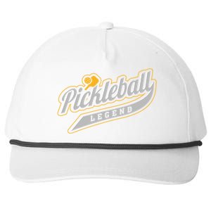 Pickleball Legend Funny Saying Dinking Hobby Sports Cute Gift Snapback Five-Panel Rope Hat