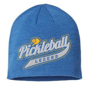 Pickleball Legend Funny Saying Dinking Hobby Sports Cute Gift Sustainable Beanie