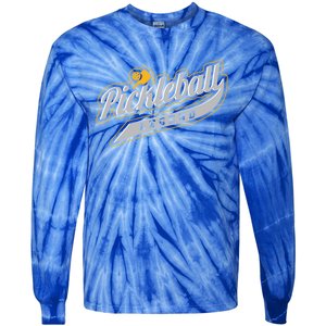 Pickleball Legend Funny Saying Dinking Hobby Sports Cute Gift Tie-Dye Long Sleeve Shirt