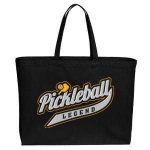 Pickleball Legend Funny Saying Dinking Hobby Sports Cute Gift Cotton Canvas Jumbo Tote