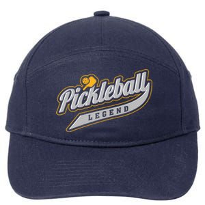 Pickleball Legend Funny Saying Dinking Hobby Sports Cute Gift 7-Panel Snapback Hat