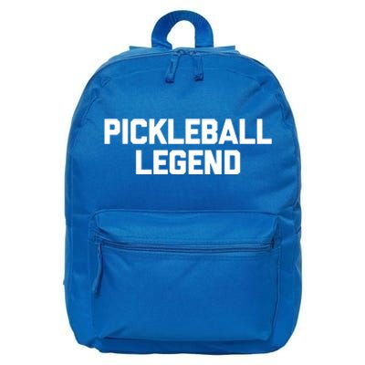 Pickleball Legend Funny Giftfunny Saying Sarcastic Novelty Pickleball Cute Gift 16 in Basic Backpack