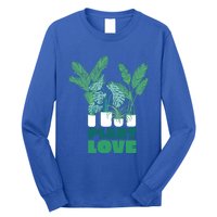 Plant Lover Fern Monstera Gift Long Sleeve Shirt