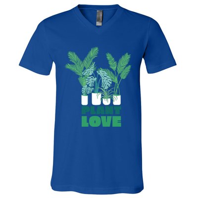 Plant Lover Fern Monstera Gift V-Neck T-Shirt