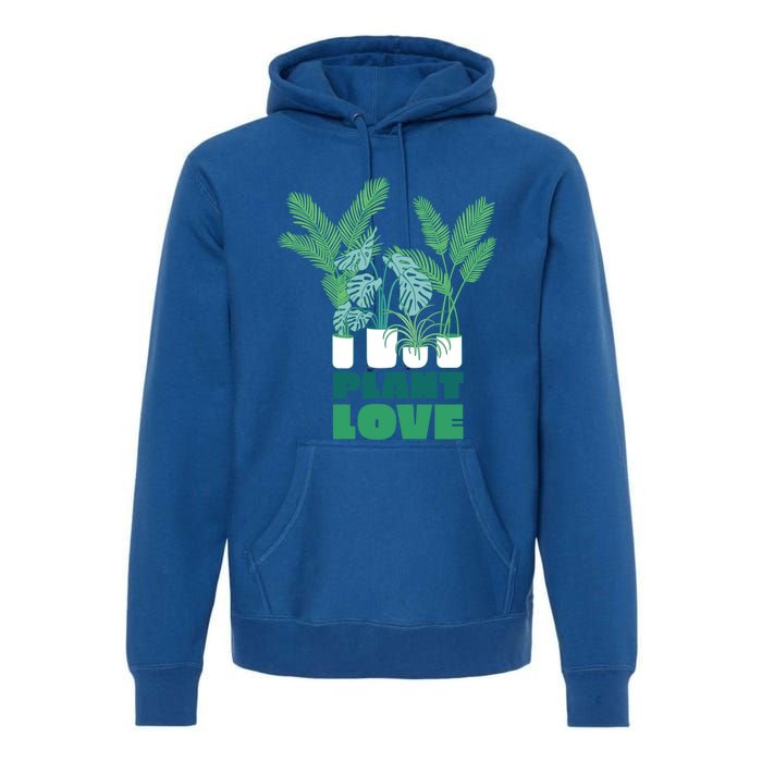 Plant Lover Fern Monstera Gift Premium Hoodie