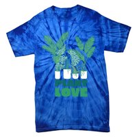 Plant Lover Fern Monstera Gift Tie-Dye T-Shirt