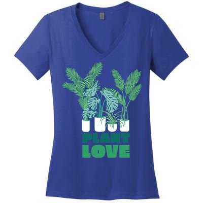 Plant Lover Fern Monstera Gift Women's V-Neck T-Shirt
