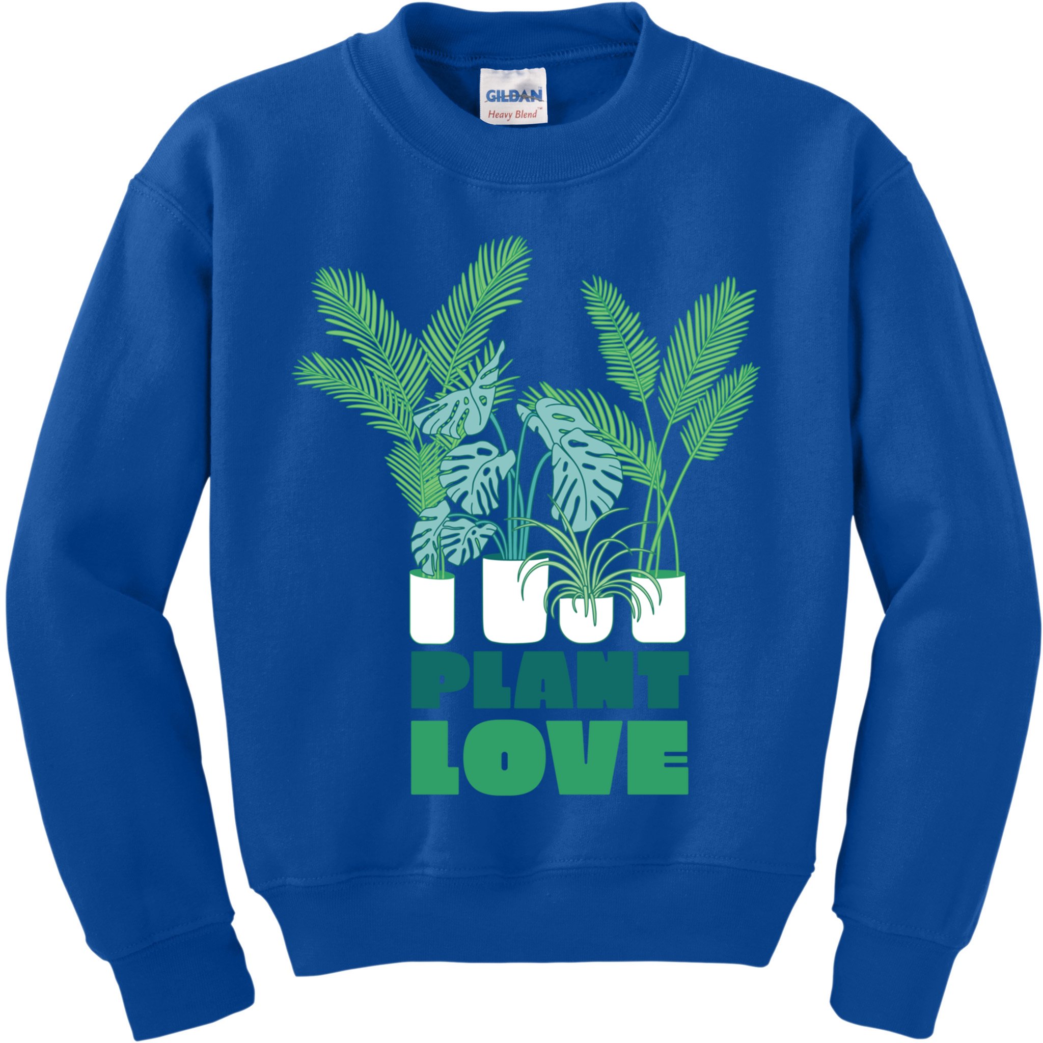 Plant Lover Fern Monstera Gift Kids Sweatshirt