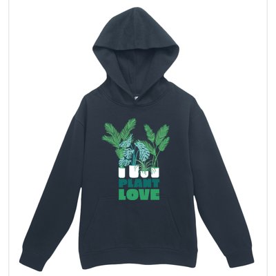 Plant Lover Fern Monstera Gift Urban Pullover Hoodie