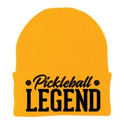 Pickleball Legend Funny Team Ball Sports Gift Knit Cap Winter Beanie