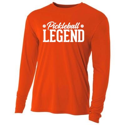 Pickleball Legend Funny Team Ball Sports Gift Cooling Performance Long Sleeve Crew