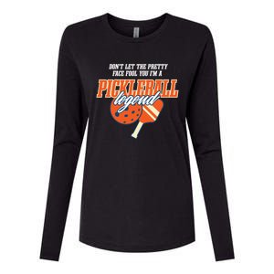 Pickleball Legend Funny Dinking Hobby Sports Gift Womens Cotton Relaxed Long Sleeve T-Shirt