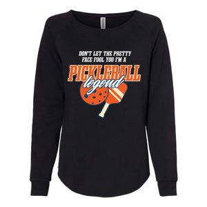 Pickleball Legend Funny Dinking Hobby Sports Gift Womens California Wash Sweatshirt