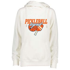 Pickleball Legend Funny Dinking Hobby Sports Gift Womens Funnel Neck Pullover Hood