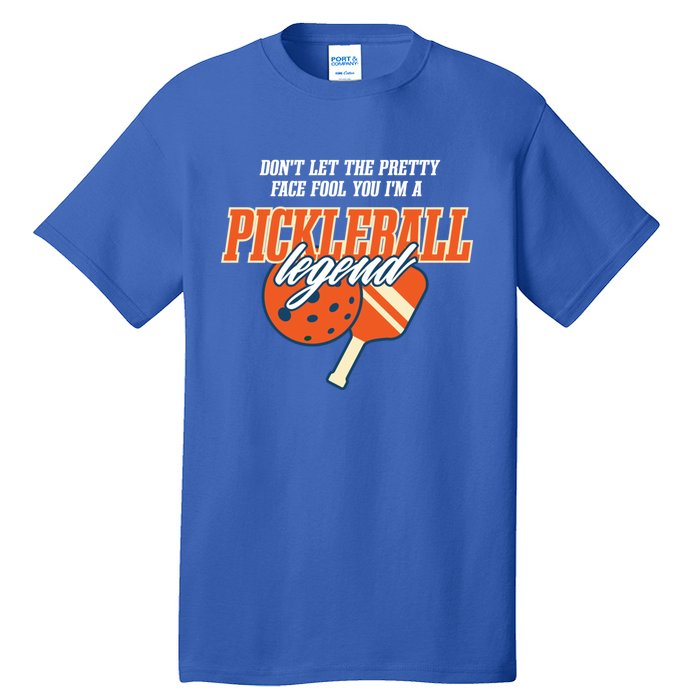 Pickleball Legend Funny Dinking Hobby Sports Gift Tall T-Shirt