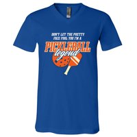 Pickleball Legend Funny Dinking Hobby Sports Gift V-Neck T-Shirt