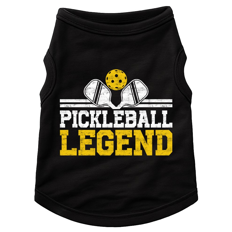 Pickleball Legend Funny Vintage Distressed Meaningful Gift Doggie Tank