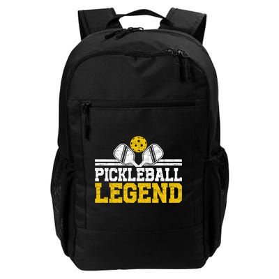 Pickleball Legend Funny Vintage Distressed Meaningful Gift Backpack