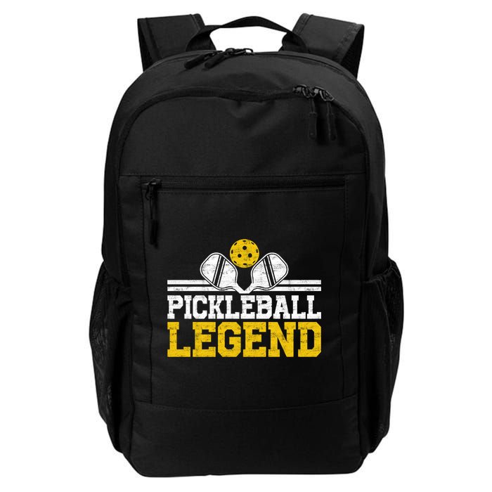 Pickleball Legend Funny Vintage Distressed Meaningful Gift Backpack